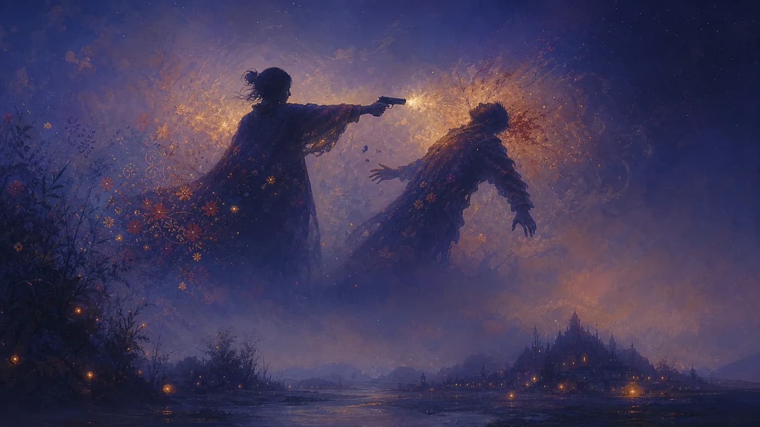 Dream of shooting a man