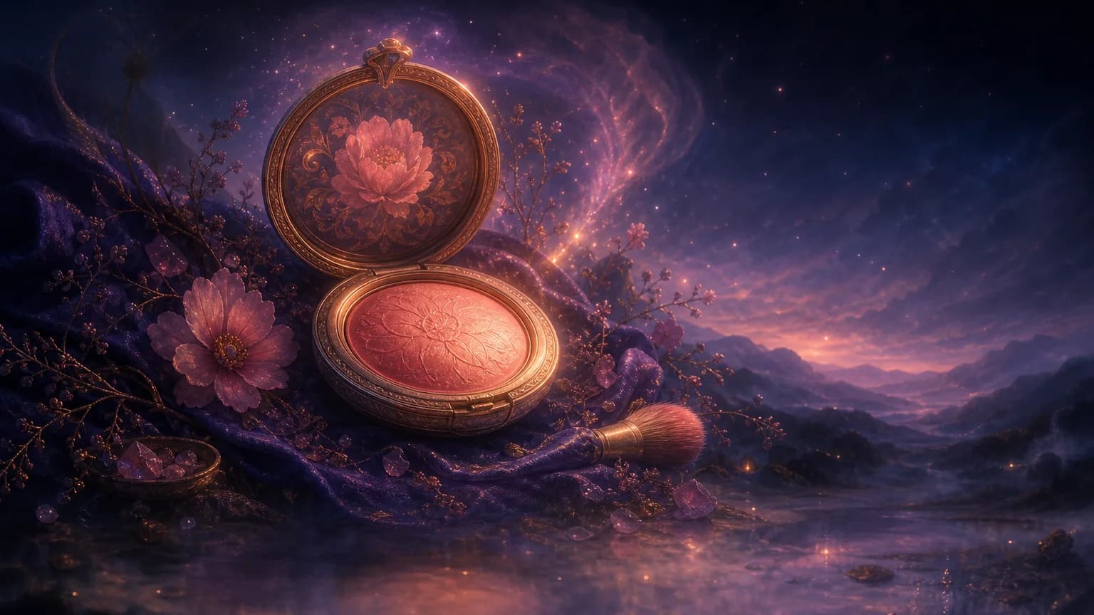 Dreaming about blush - symbolic illustration