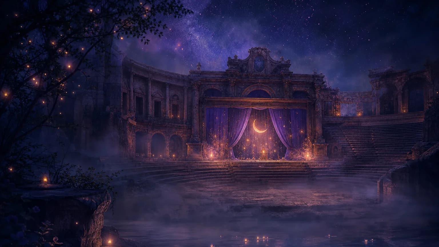Dream about ancient theater