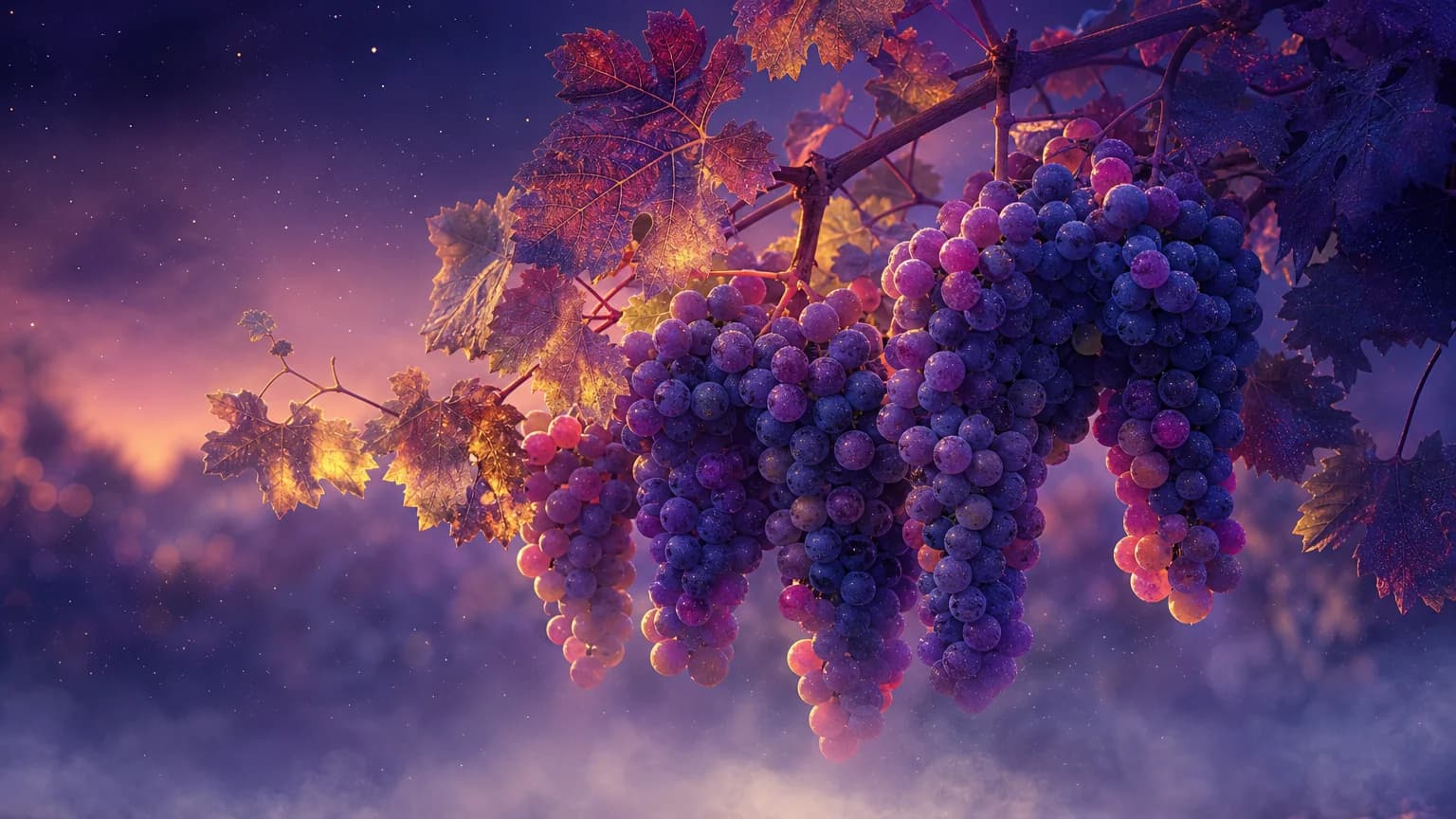Dream about vineyard (grape vineyard)