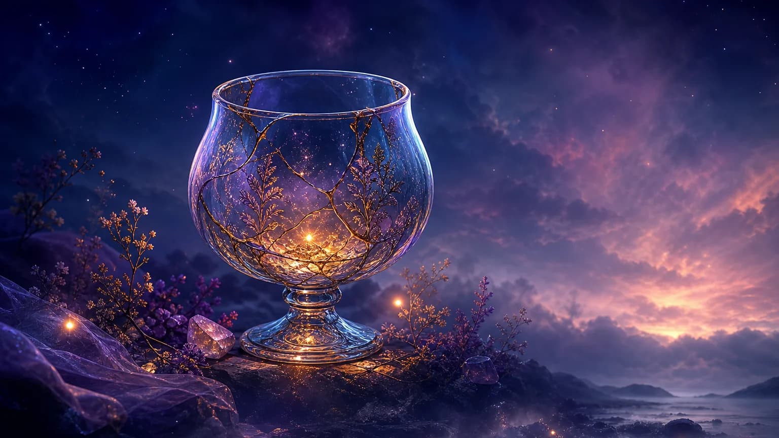 Dream about glass
