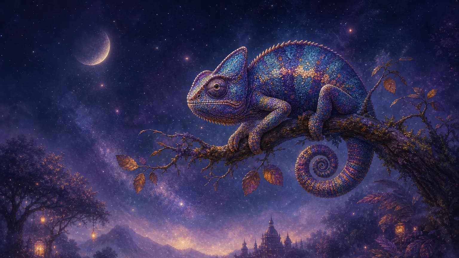 Dream about chameleon