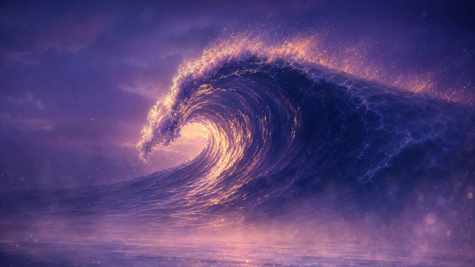Dream about a big wave