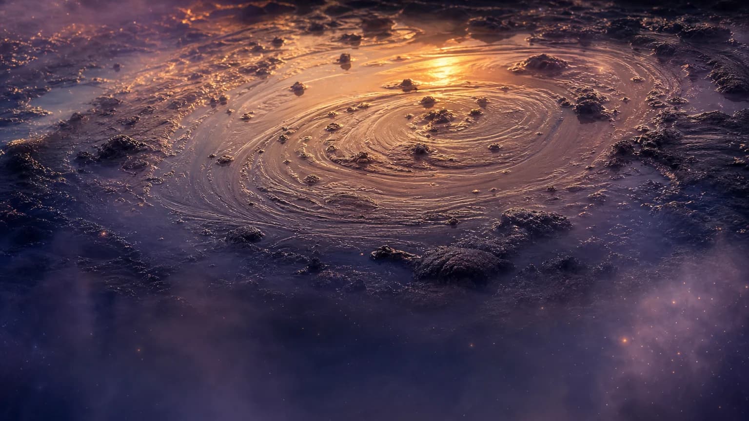 Dreaming about muddy water - symbolic illustration