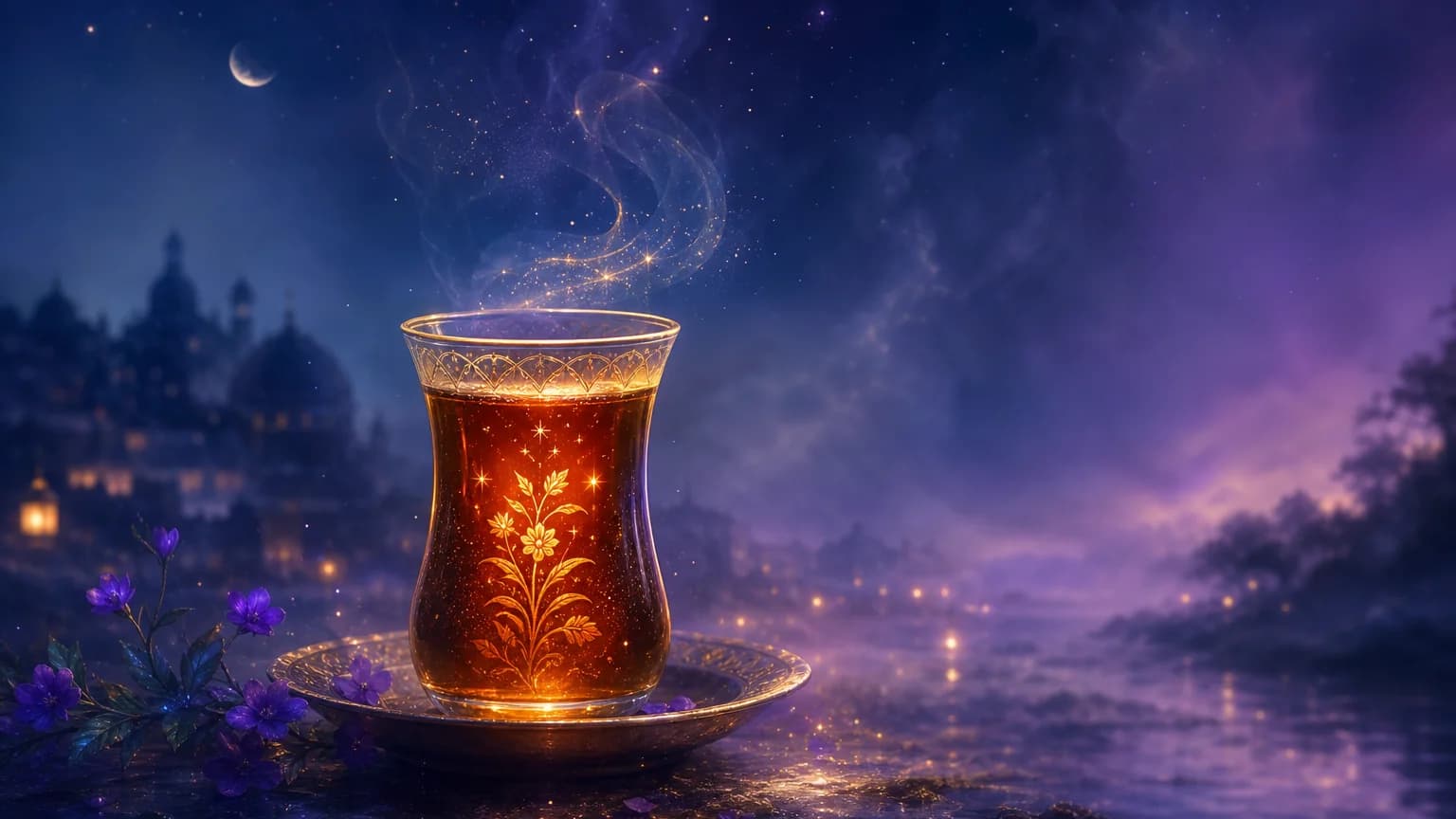 Dream about tea glass