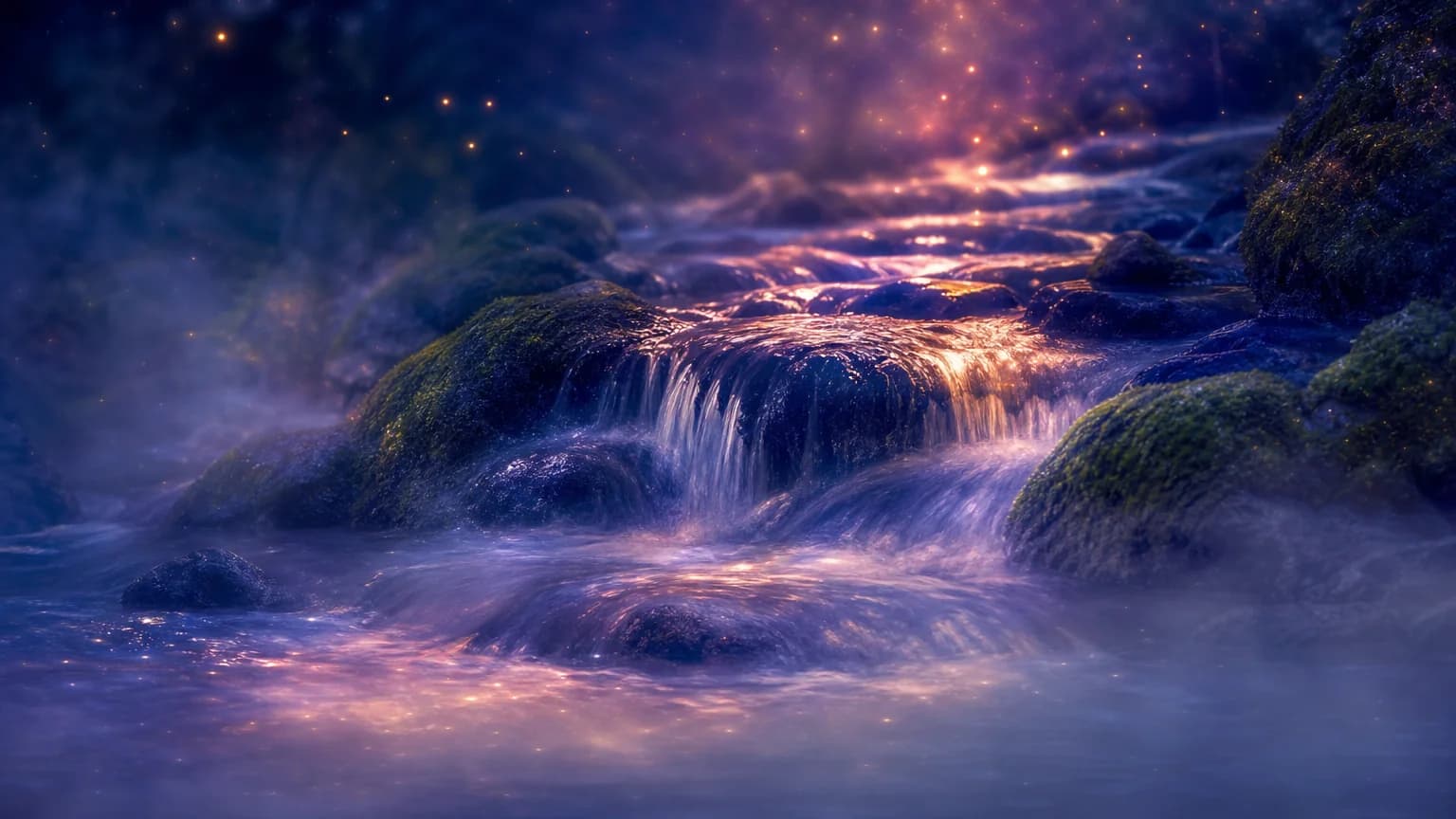 Dreaming about stream - symbolic illustration