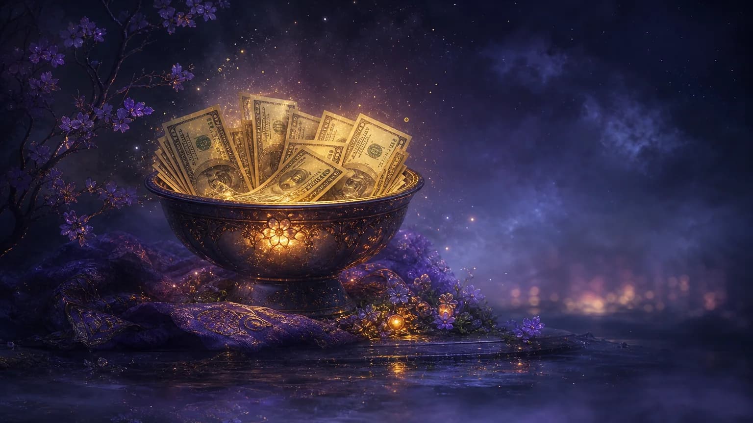 Dreaming about dollars - symbolic illustration