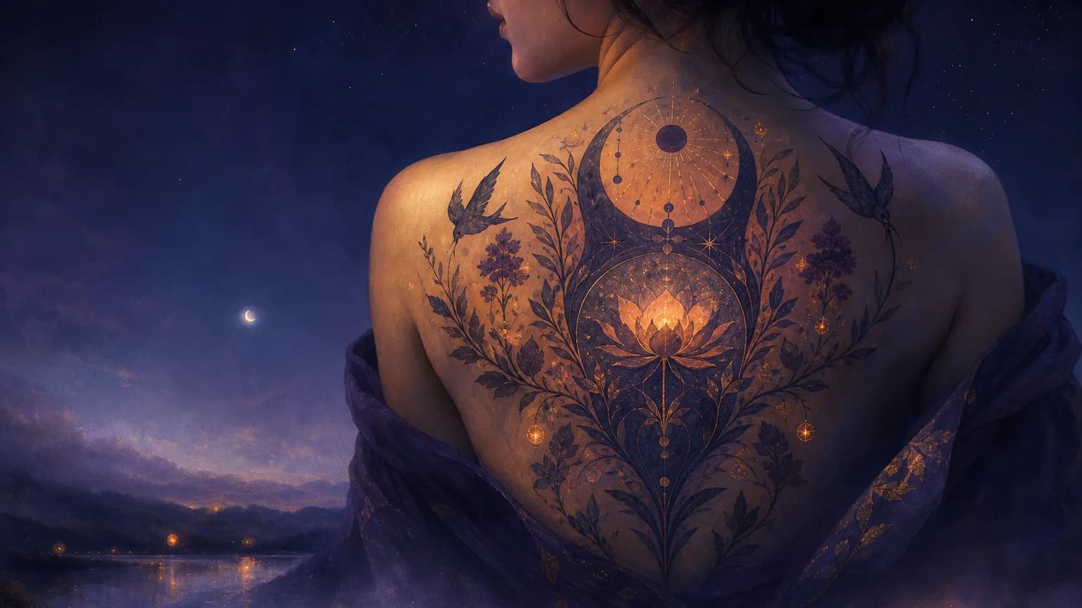 Dreaming about a tattoo - symbolic illustration