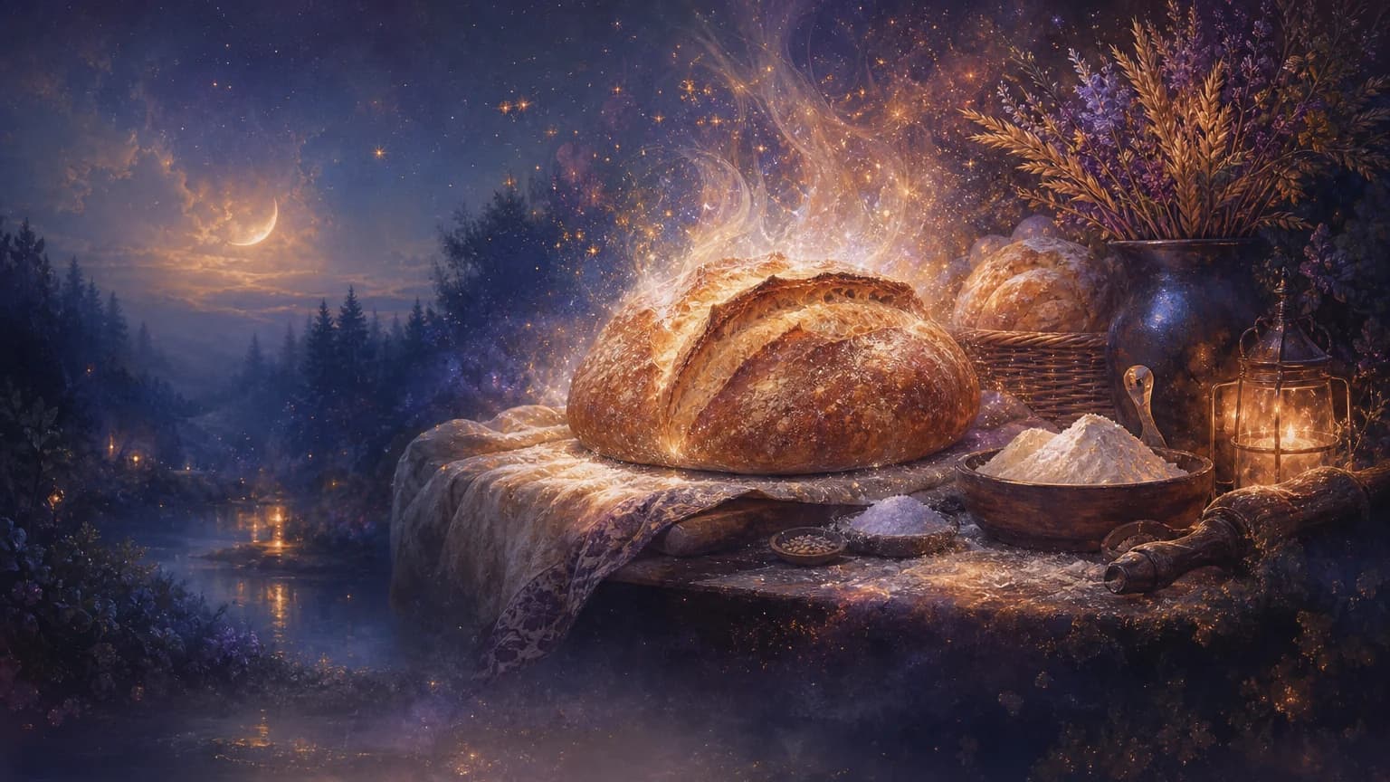 Dream of baking bread