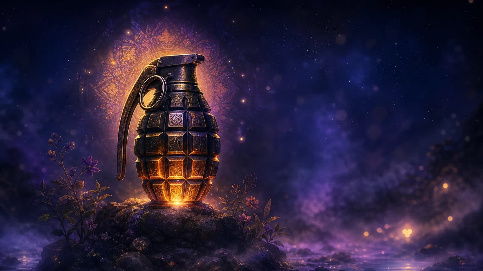 Dreaming about hand grenade - symbolic illustration