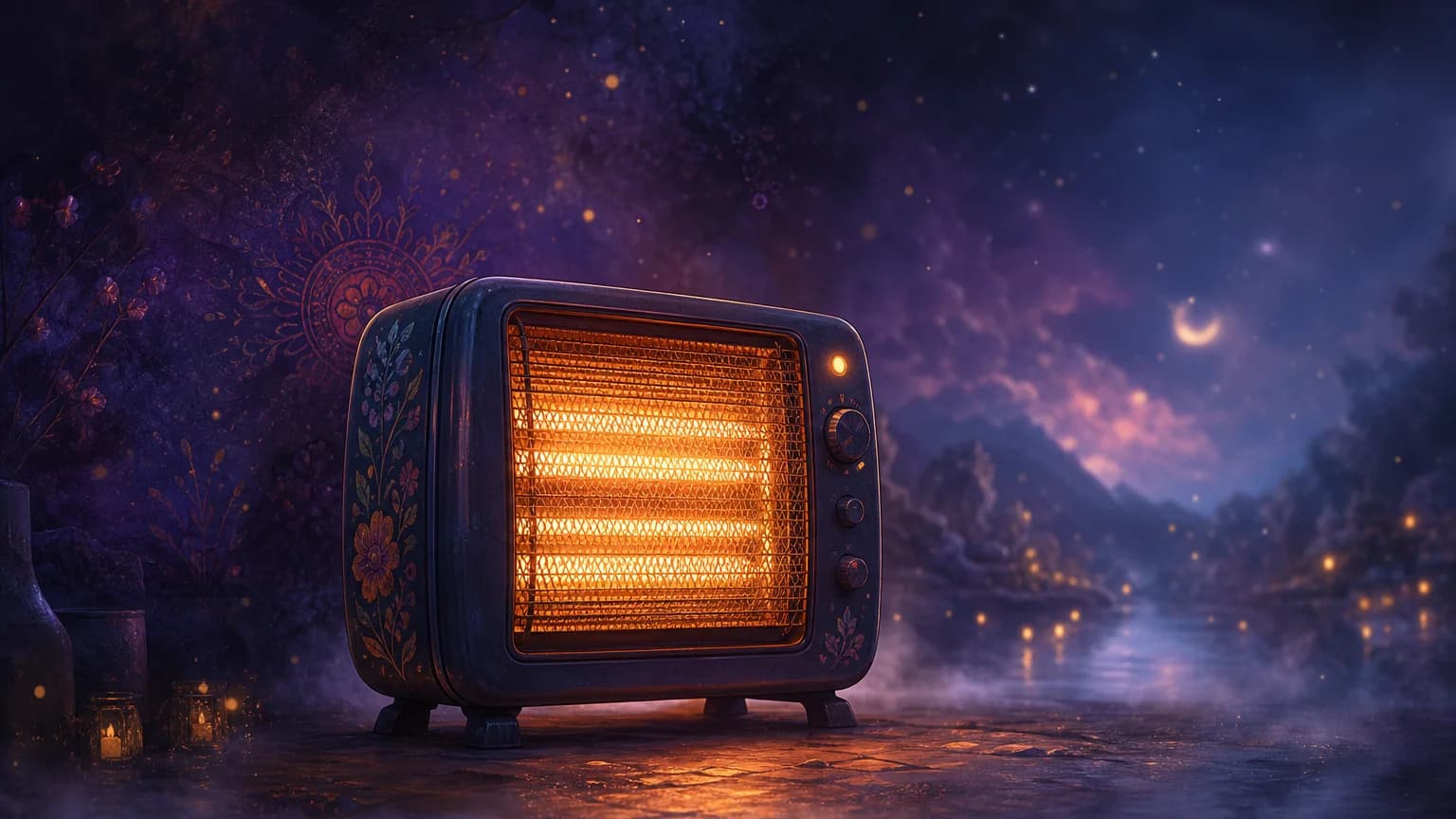 Dreaming about electric heater - symbolic illustration
