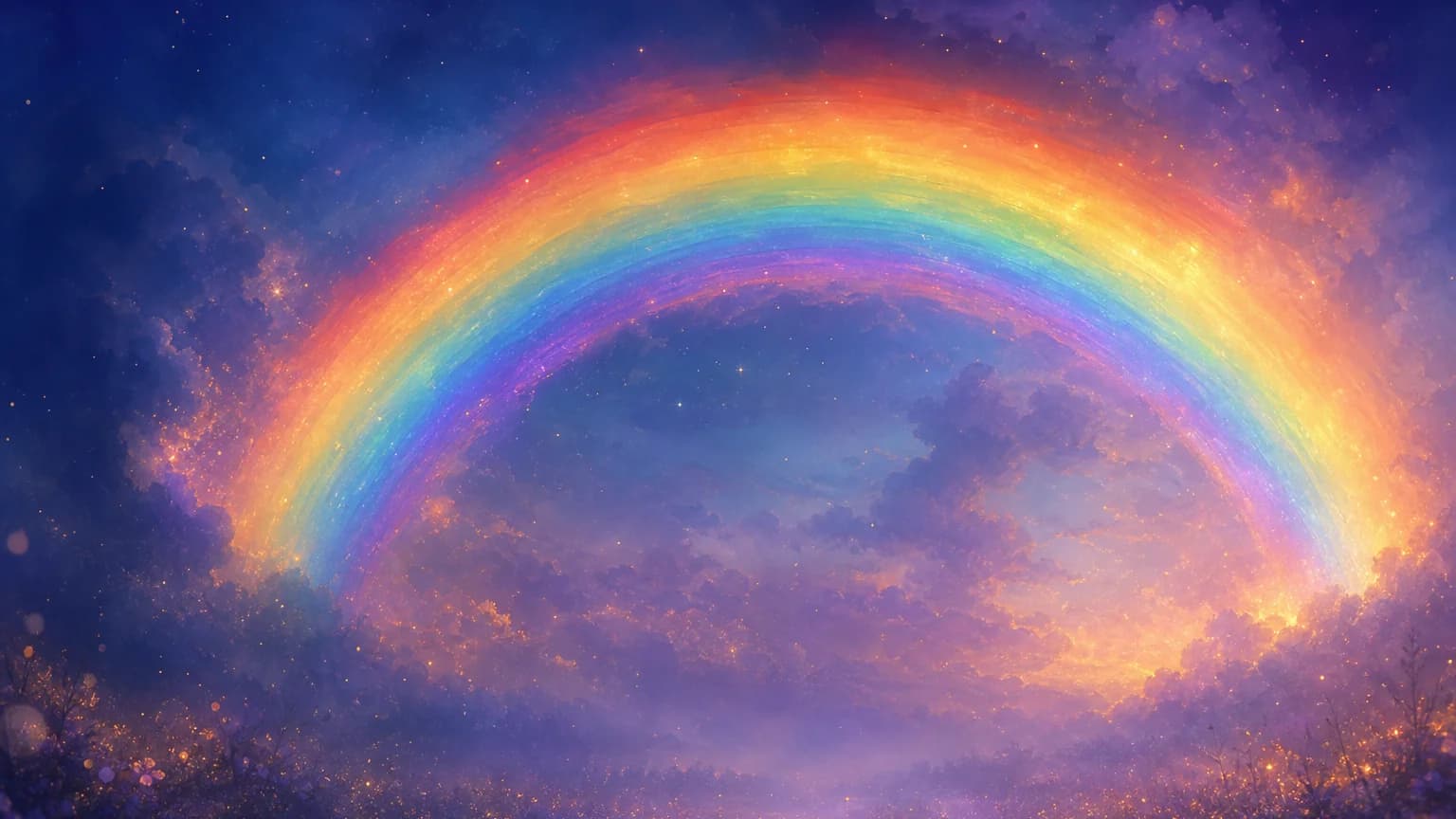 Dream about rainbow