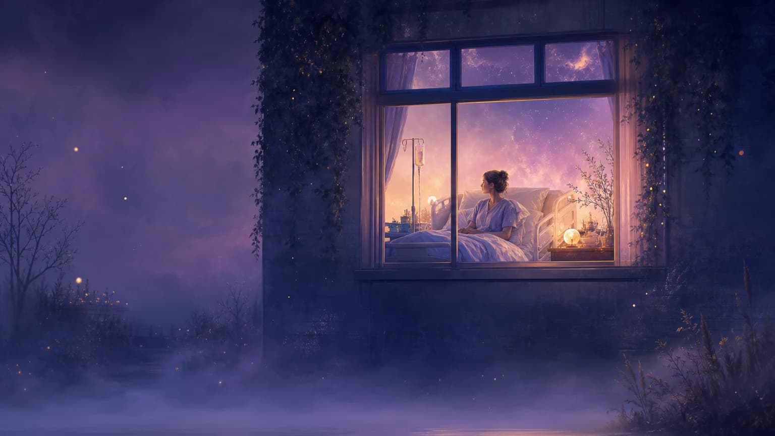 Dreaming of being in a hospital - symbolic illustration