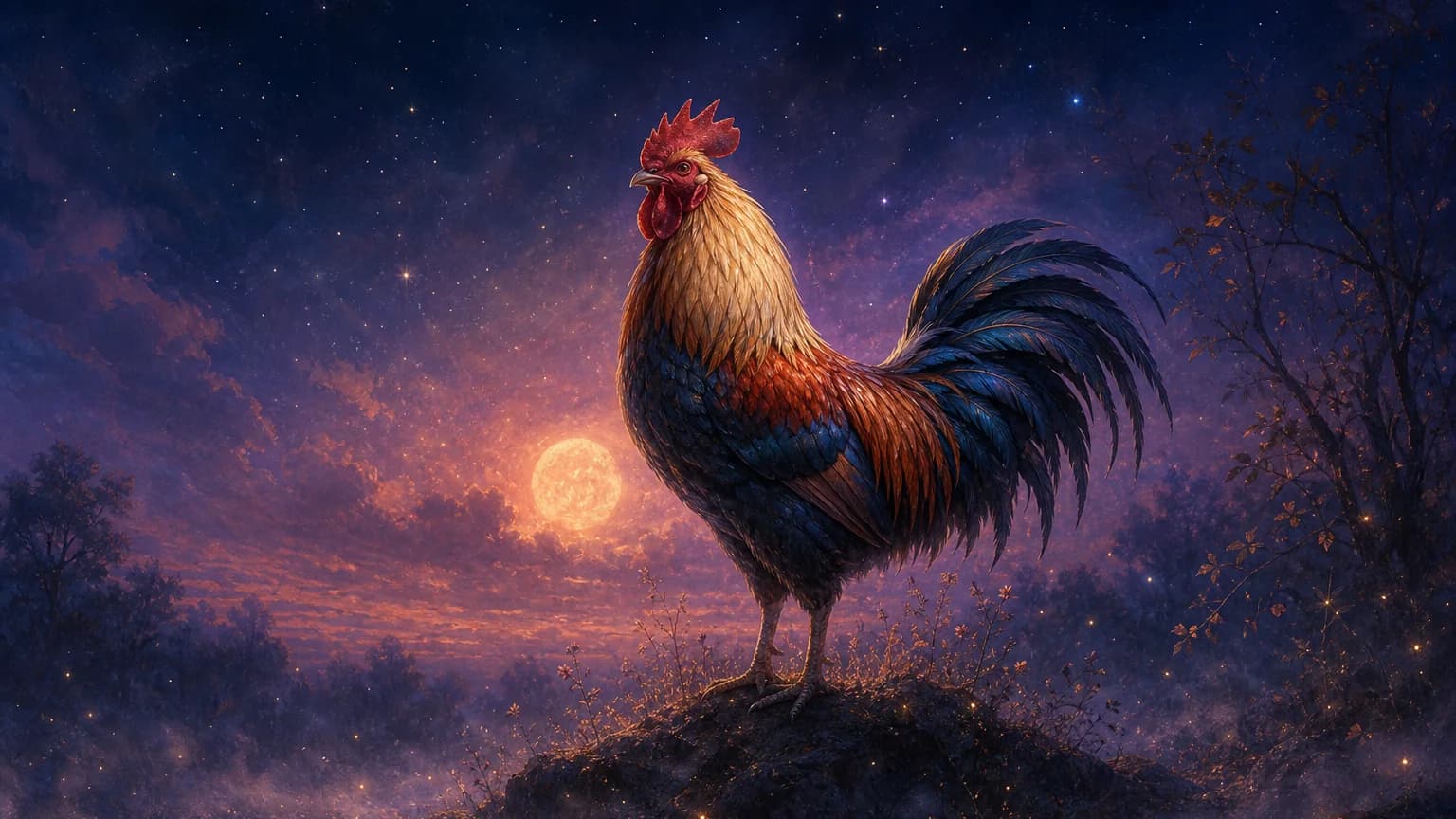 Dream about rooster
