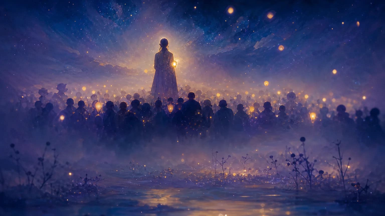 Dream about crowd