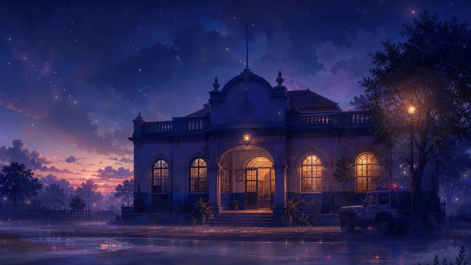 Dreaming about police station - symbolic illustration