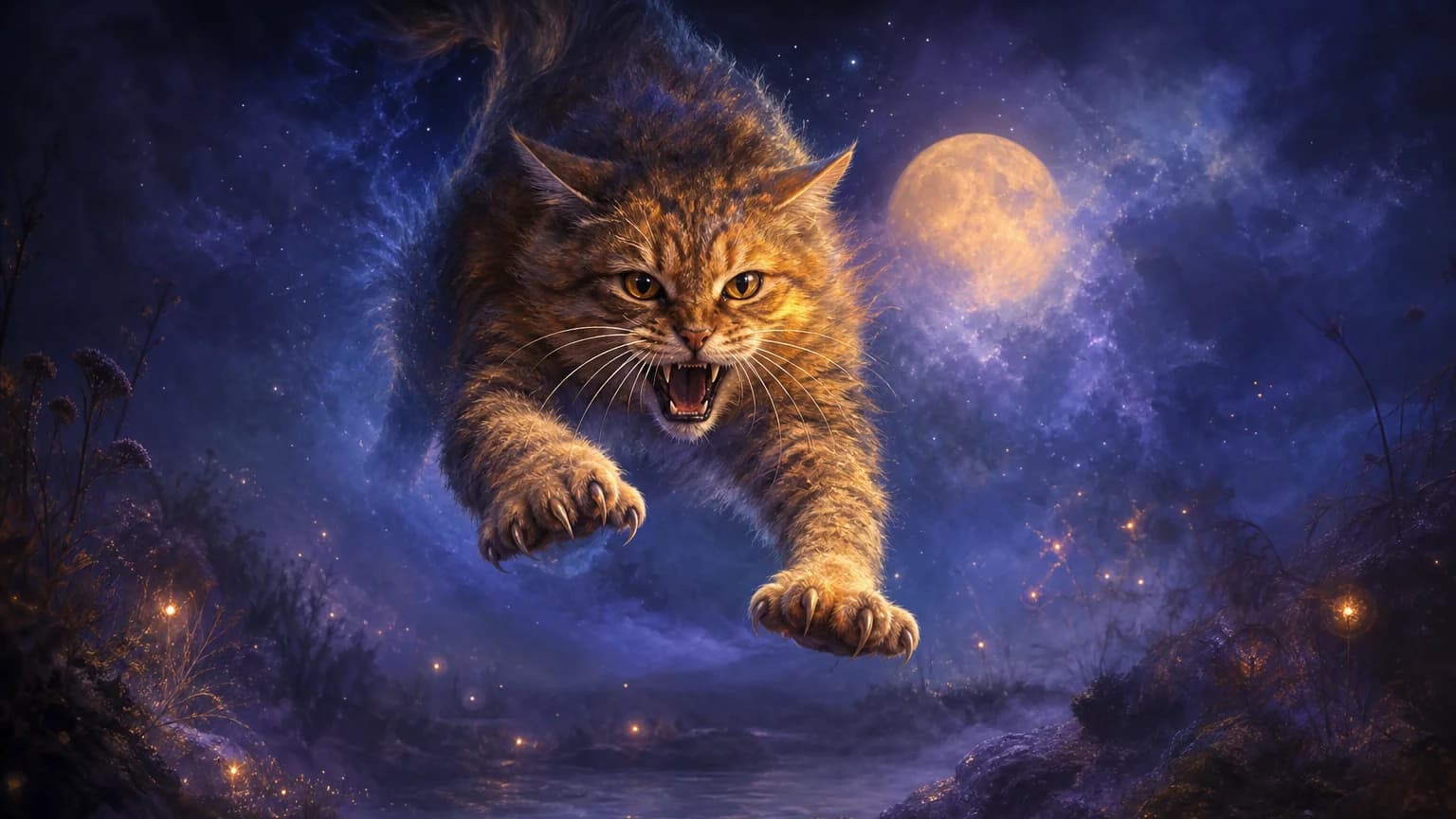 Dream about cat attack