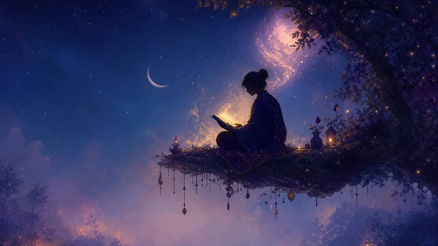 Dream of reading a book