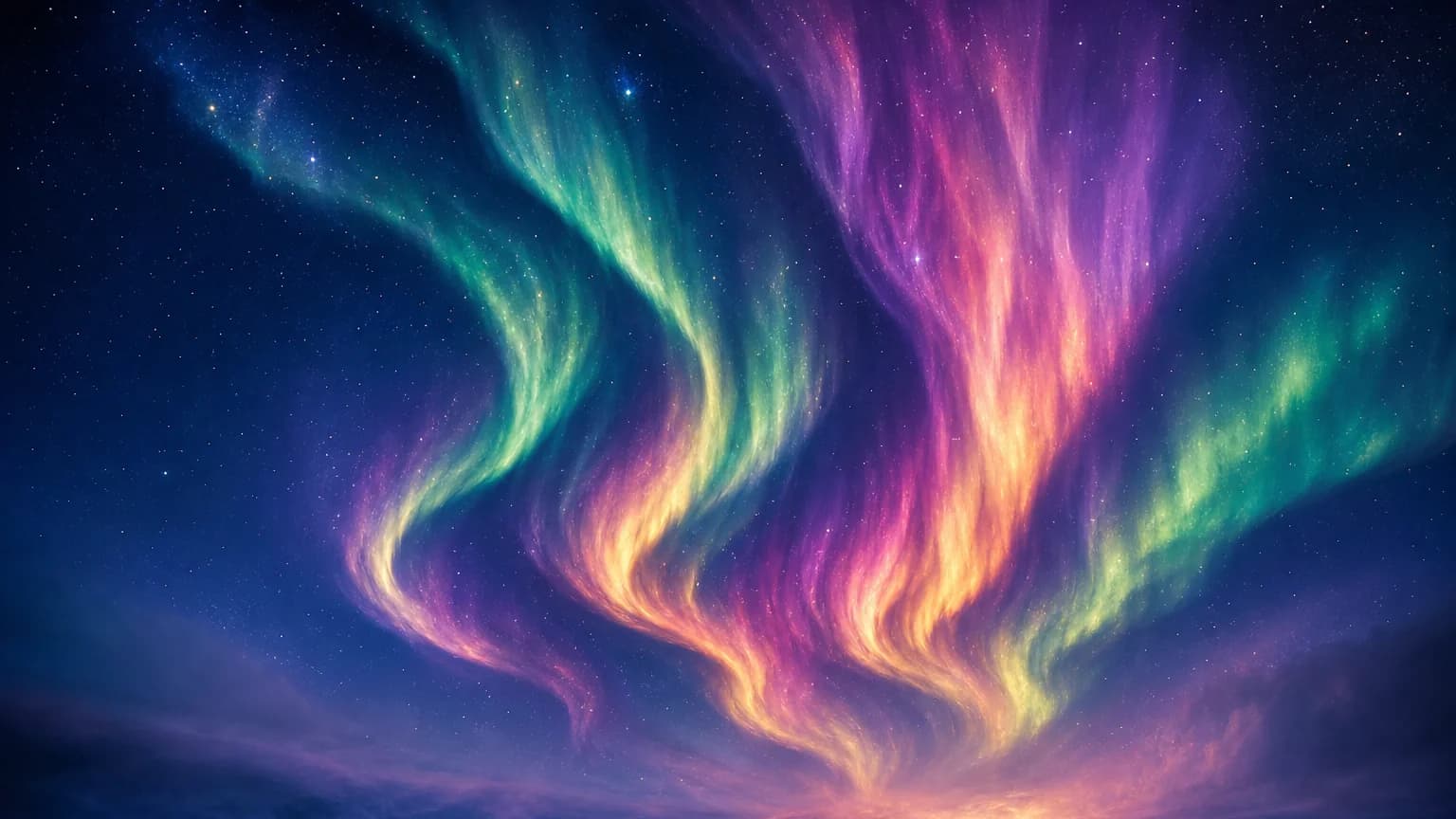 Dream about northern lights (aurora)