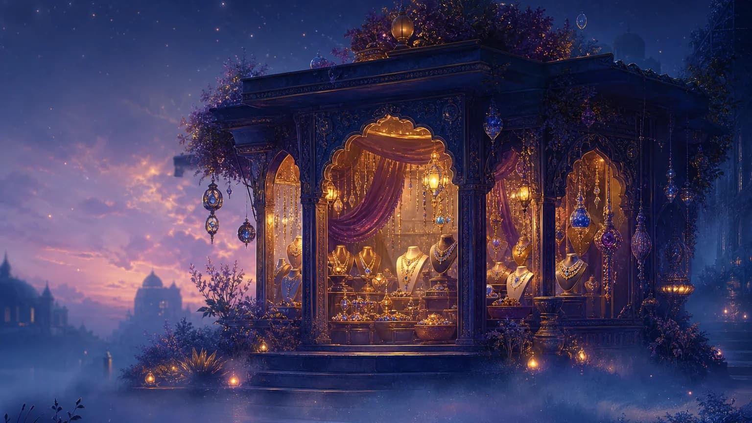 Dreaming about jeweler - symbolic illustration