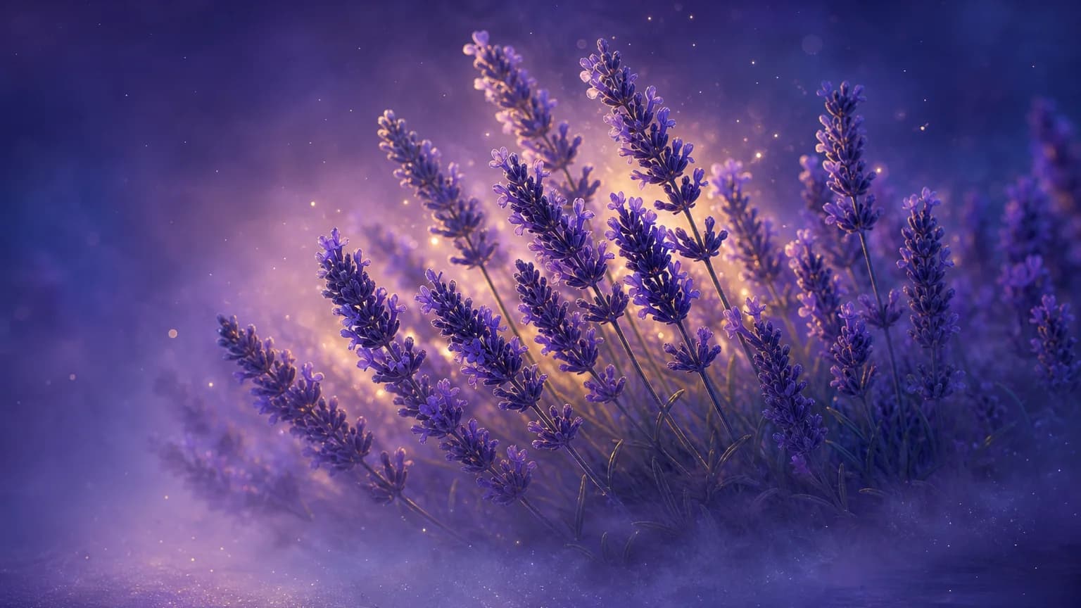 Dreaming about lavender - symbolic illustration