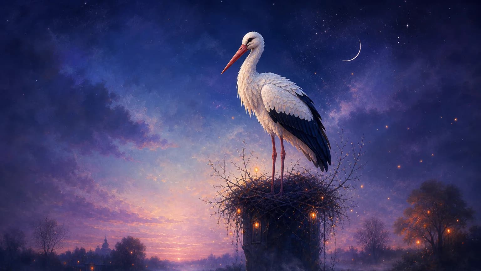 Dream about stork