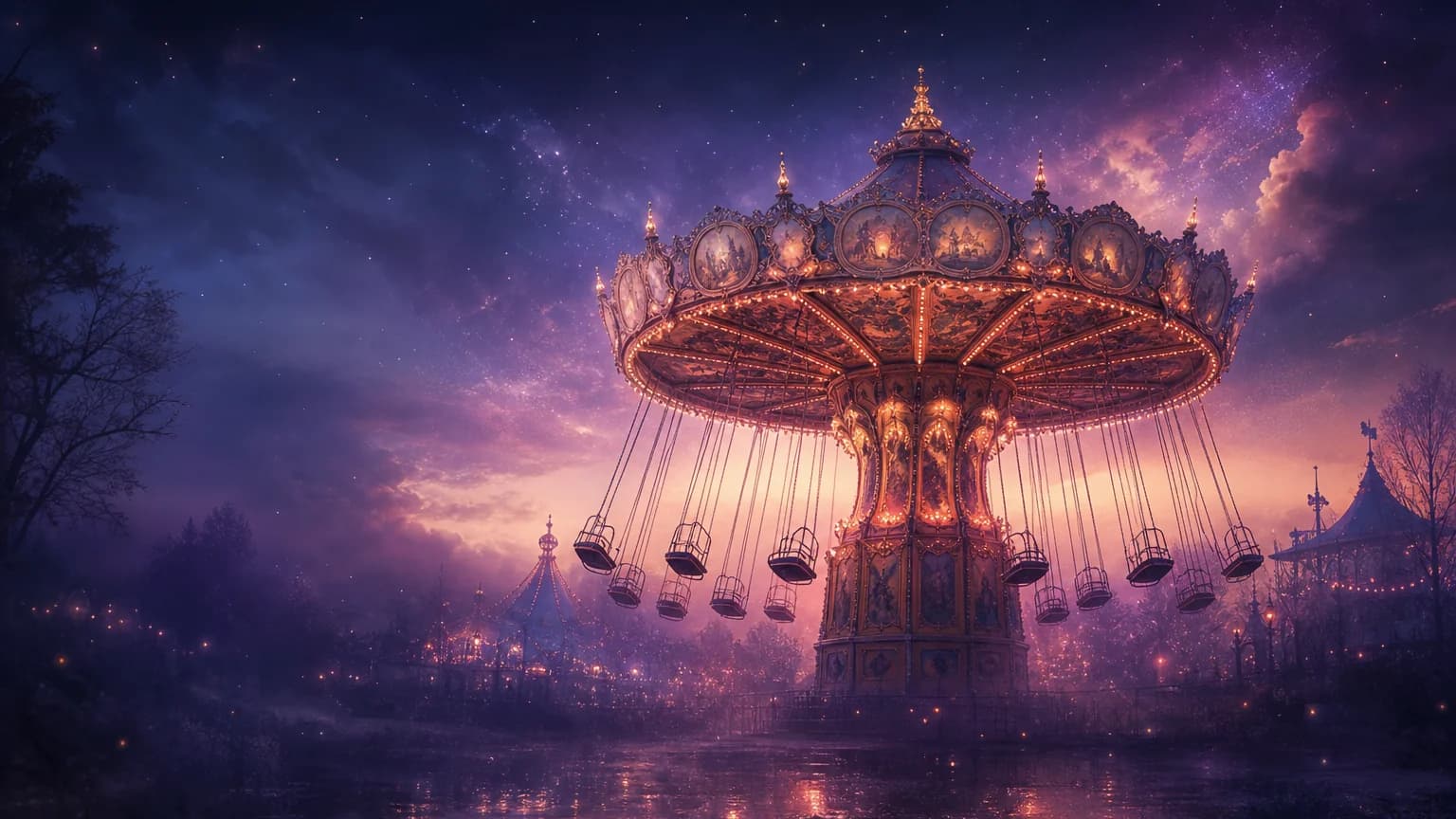 Dream about amusement park