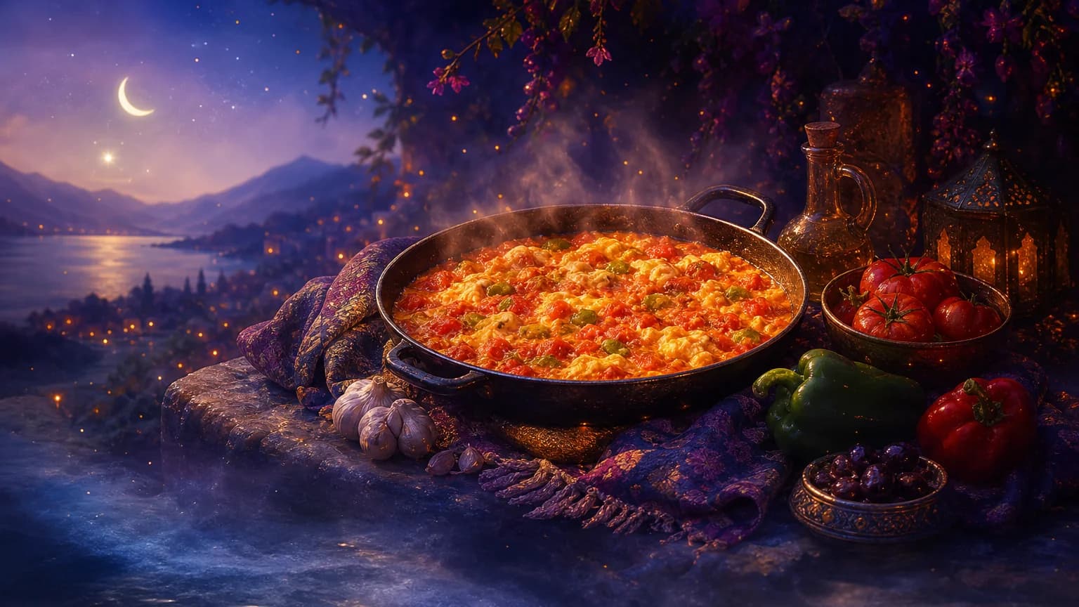 Dreaming about menemen - symbolic illustration