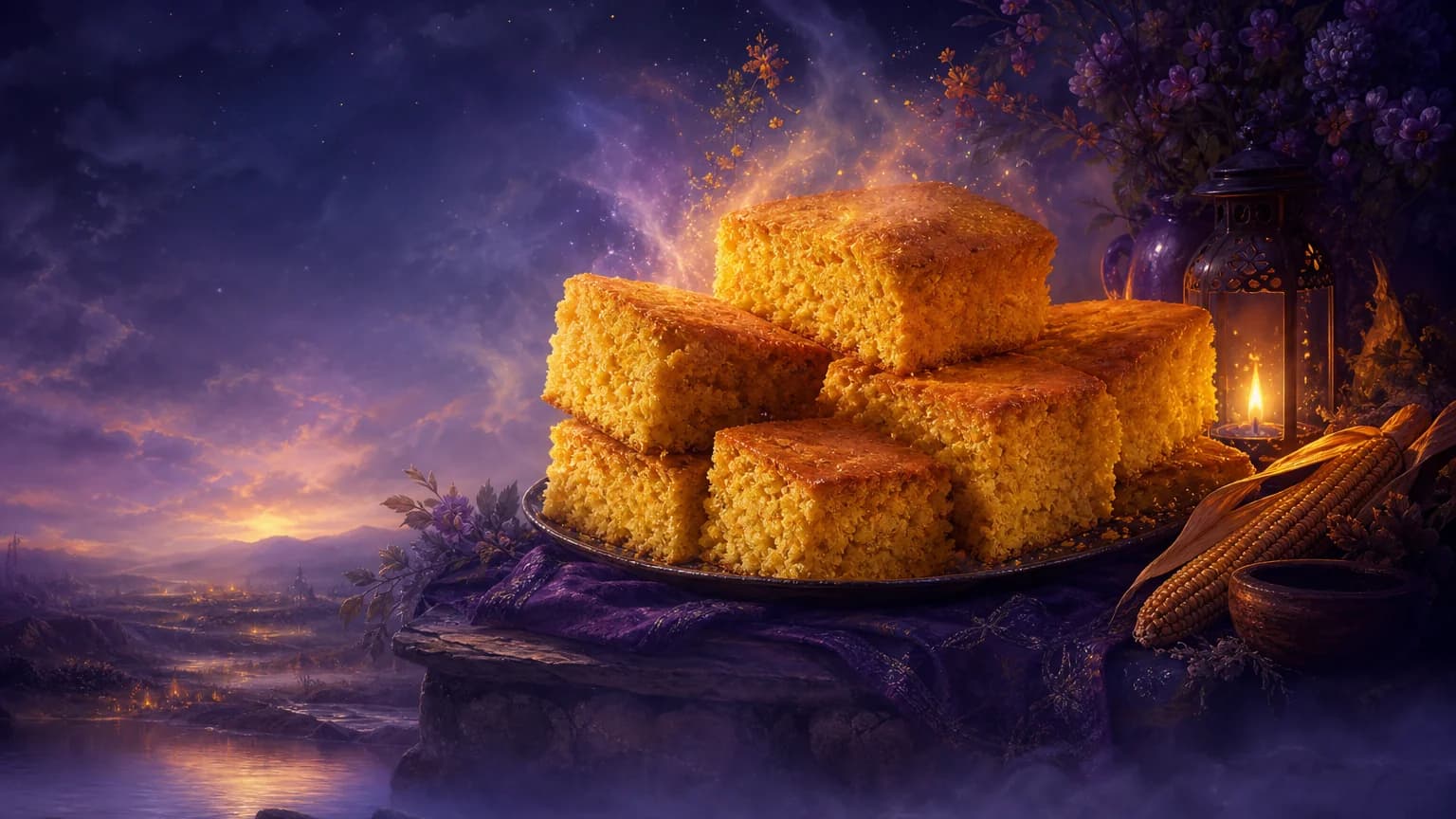 Dreaming about cornbread - symbolic illustration