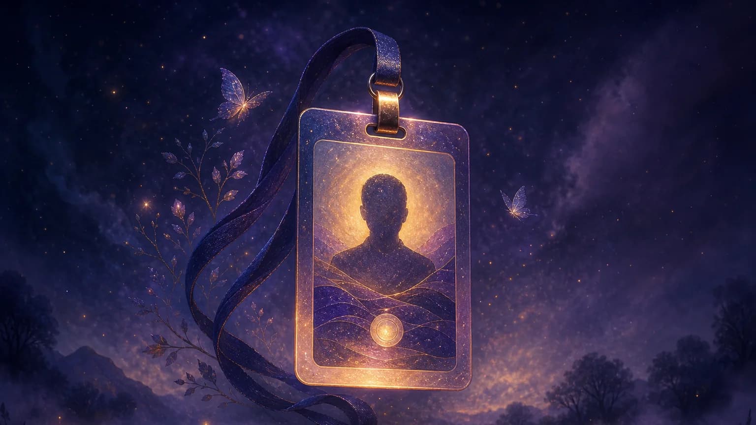 Dreaming about id card - symbolic illustration