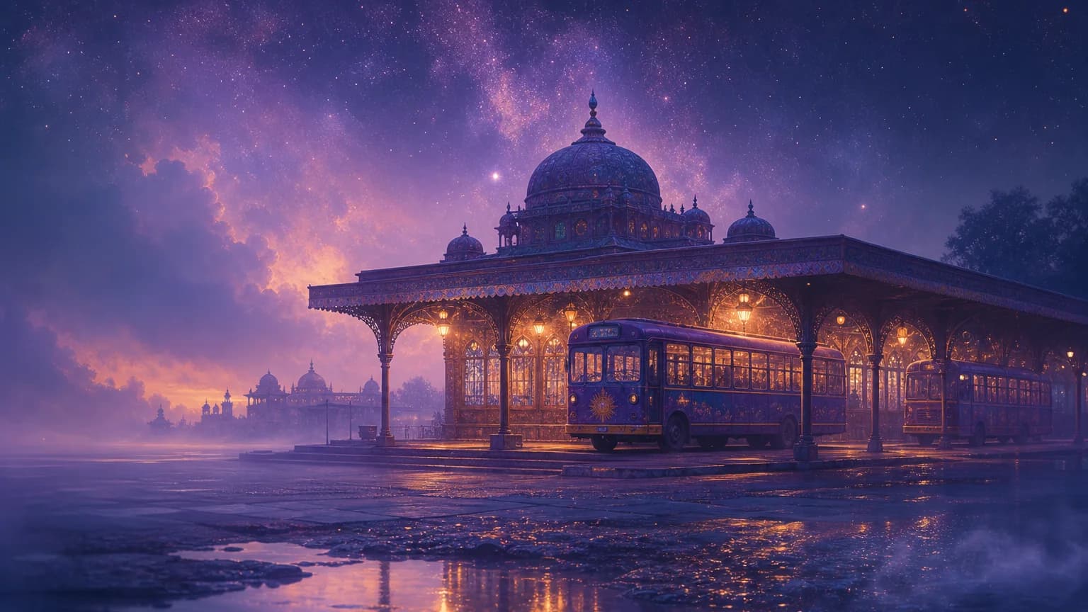 Dream about a bus station