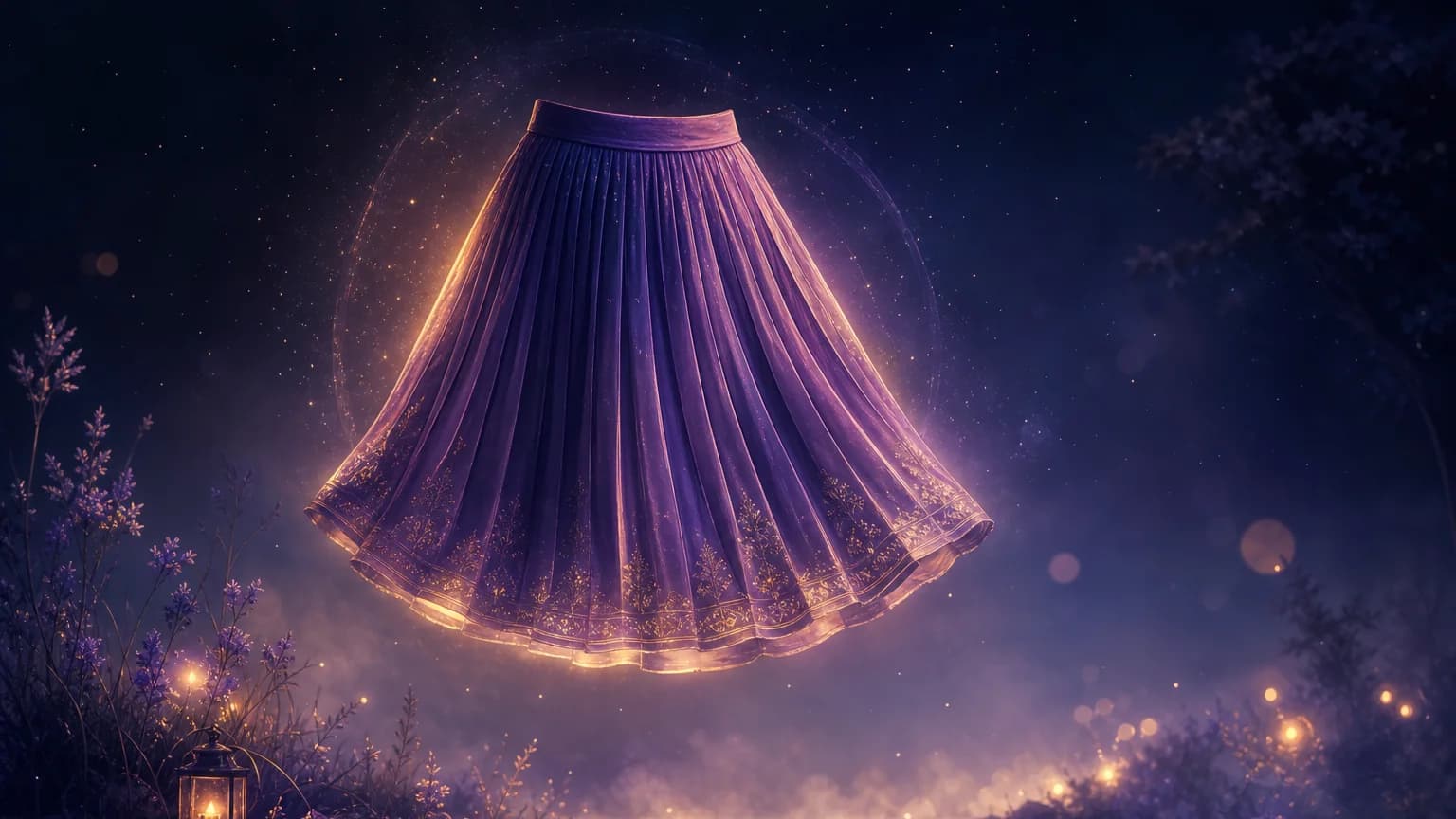 Dream about pleated skirt