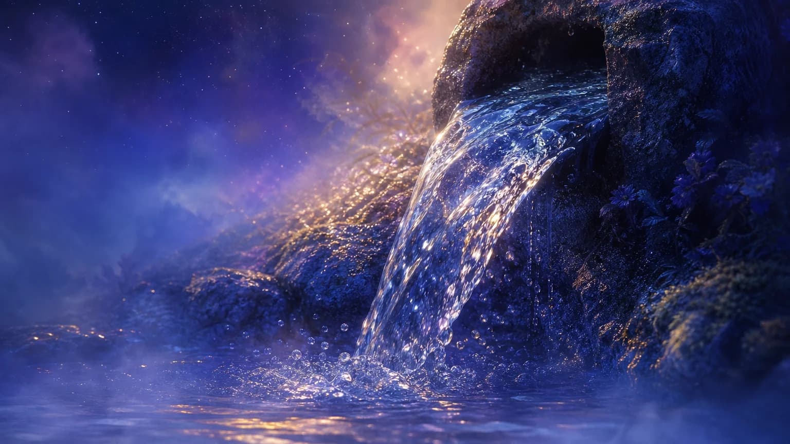 Dreaming about drinking water - symbolic illustration