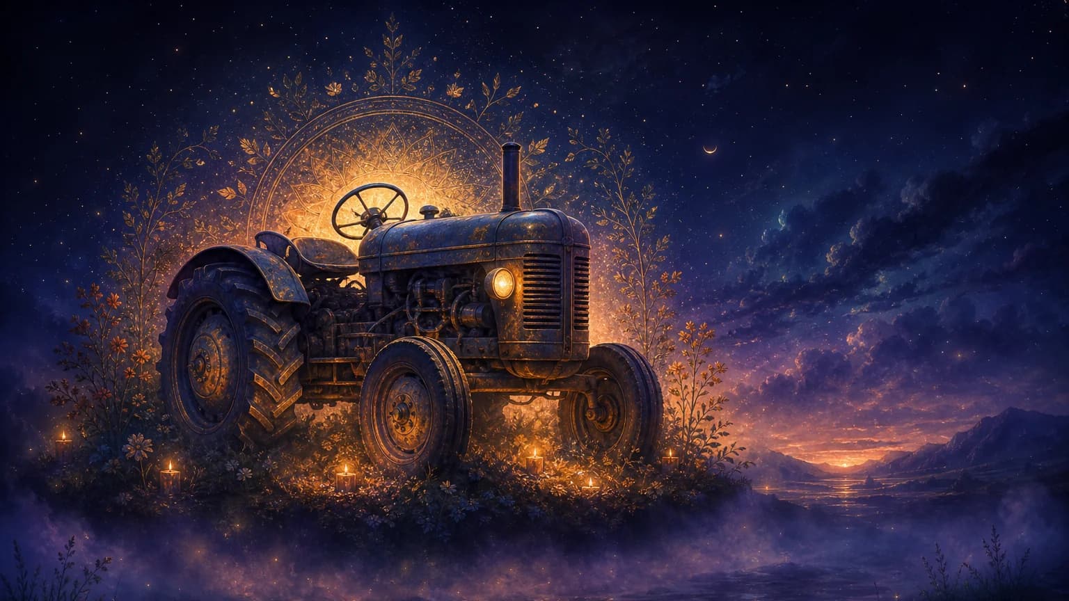 Dream about tractor