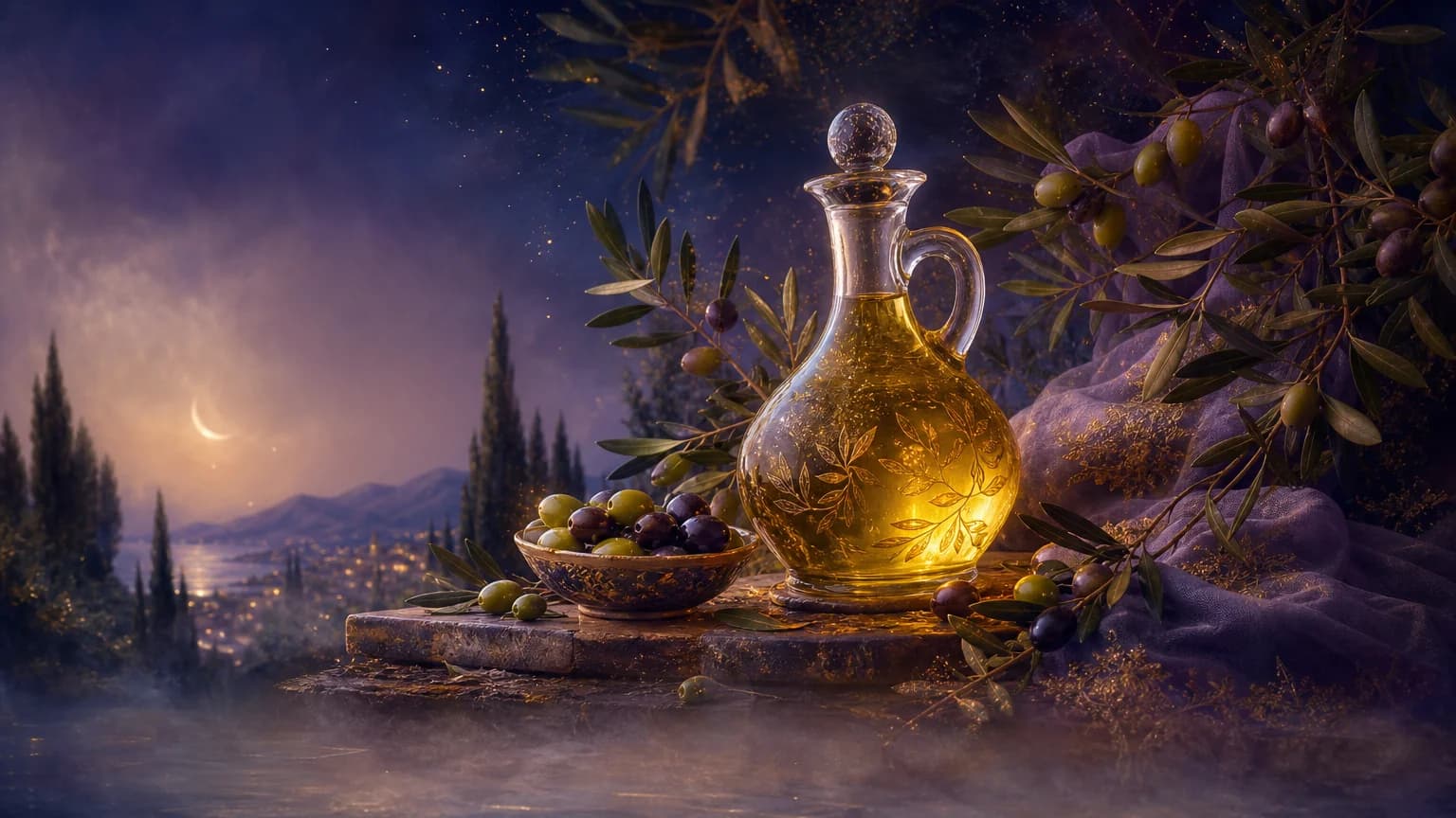 Dream about olive oil
